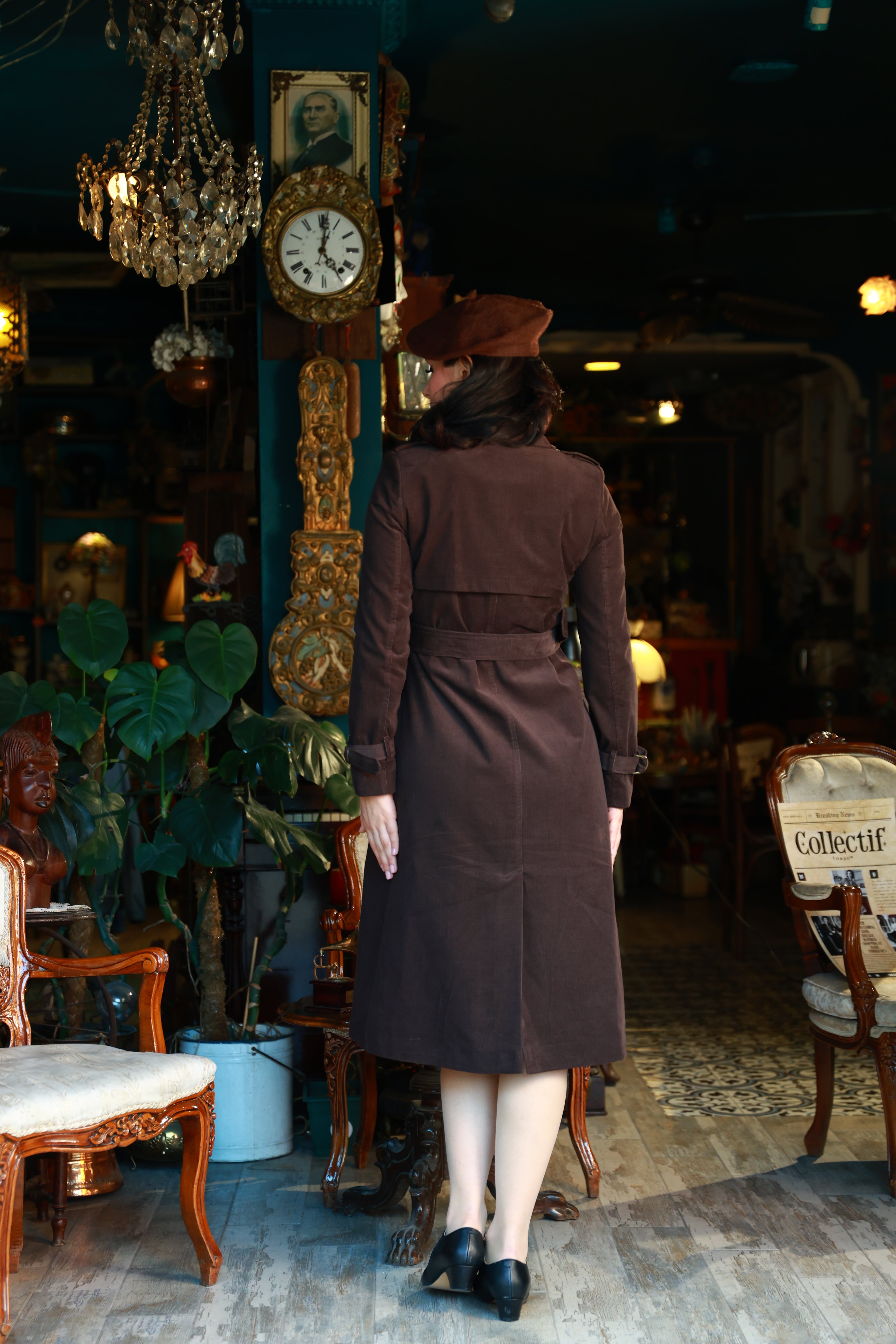 Maribel Retro Trench Coat