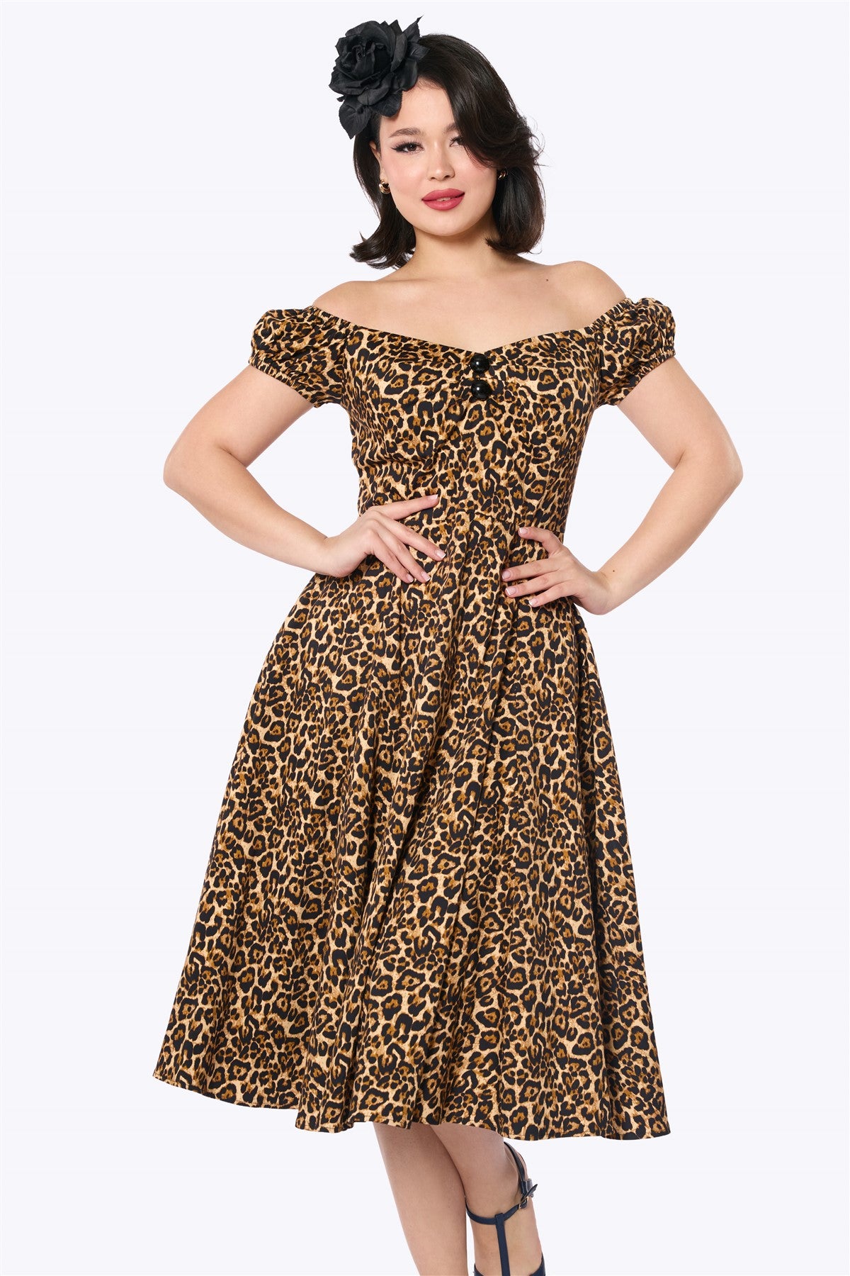 Dolores Leopard Doll Dress