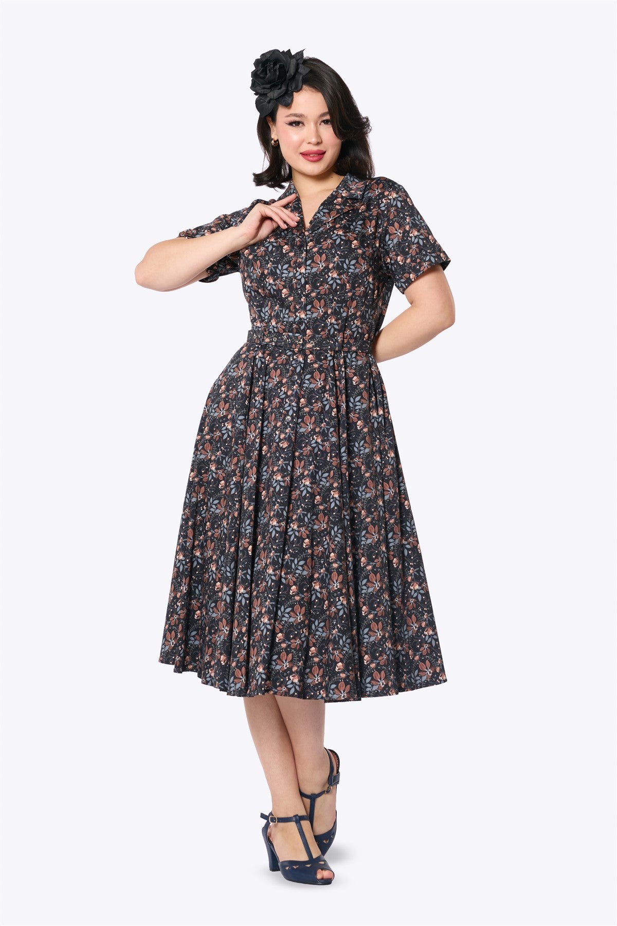 Caterina Old Forest Swing Dress