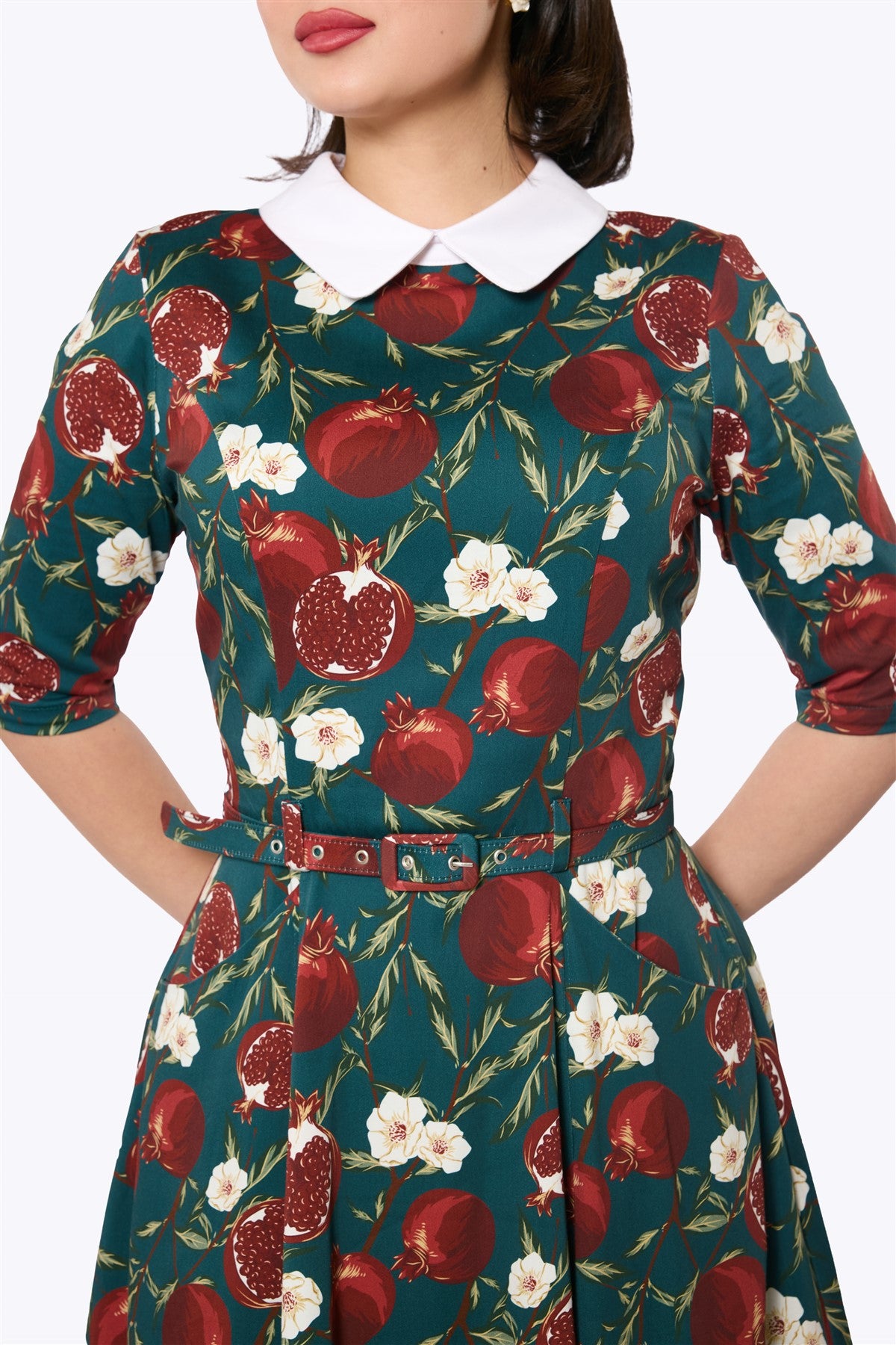 Vinona Pomegranate Swing Dress