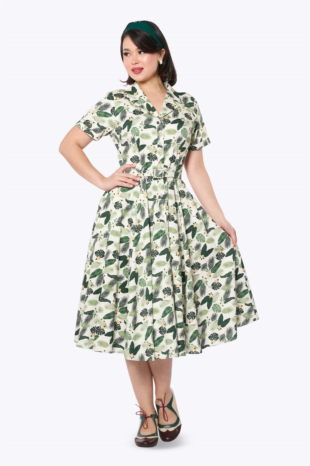 Caterina Tropical Swing Dress