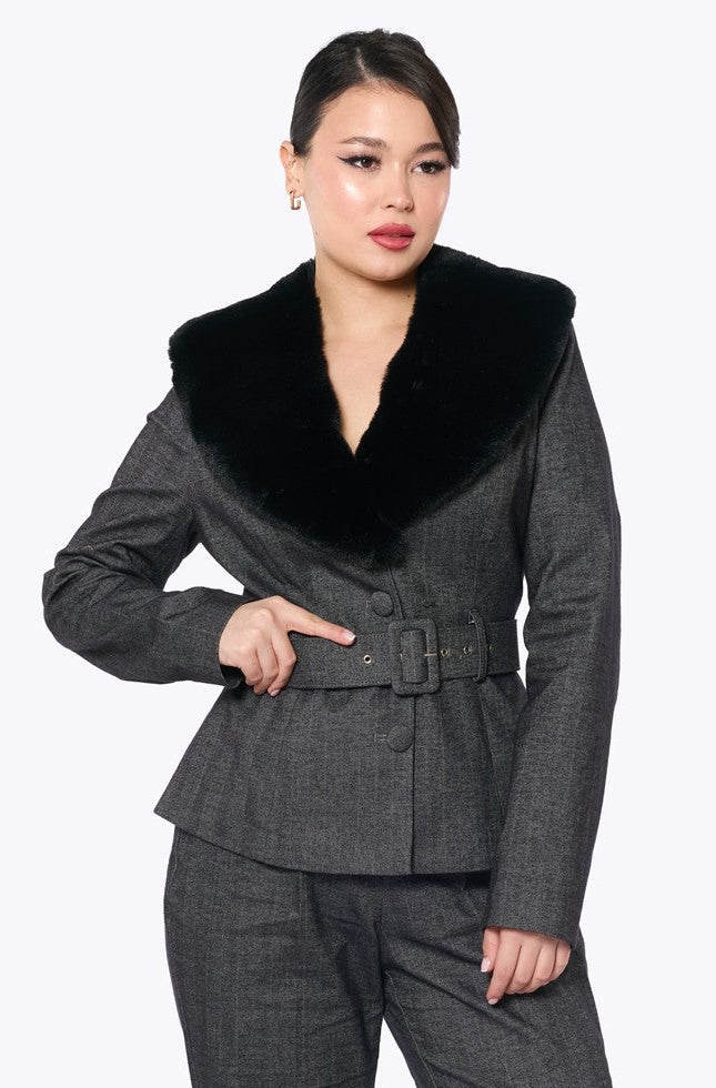 Molly Herringbone Jacket