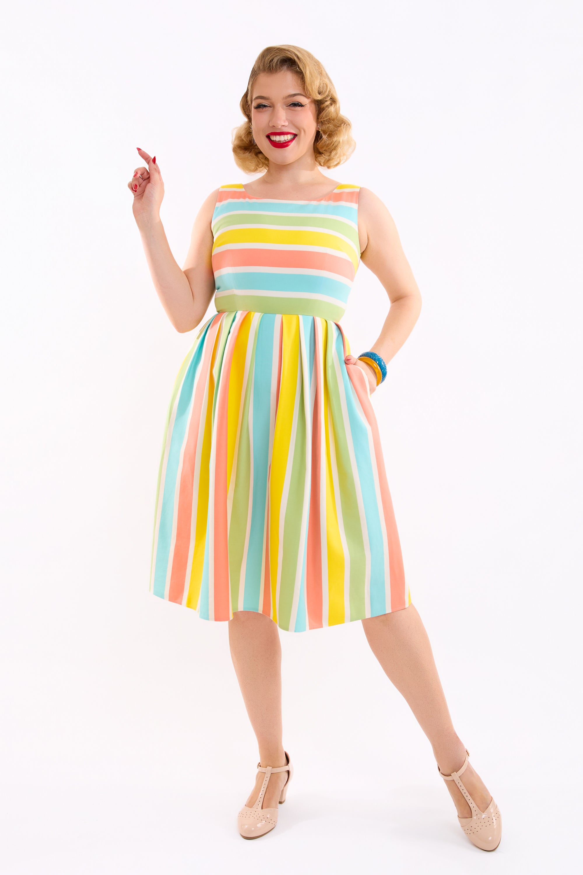 Candice Cornwall Horizons Swing Dress