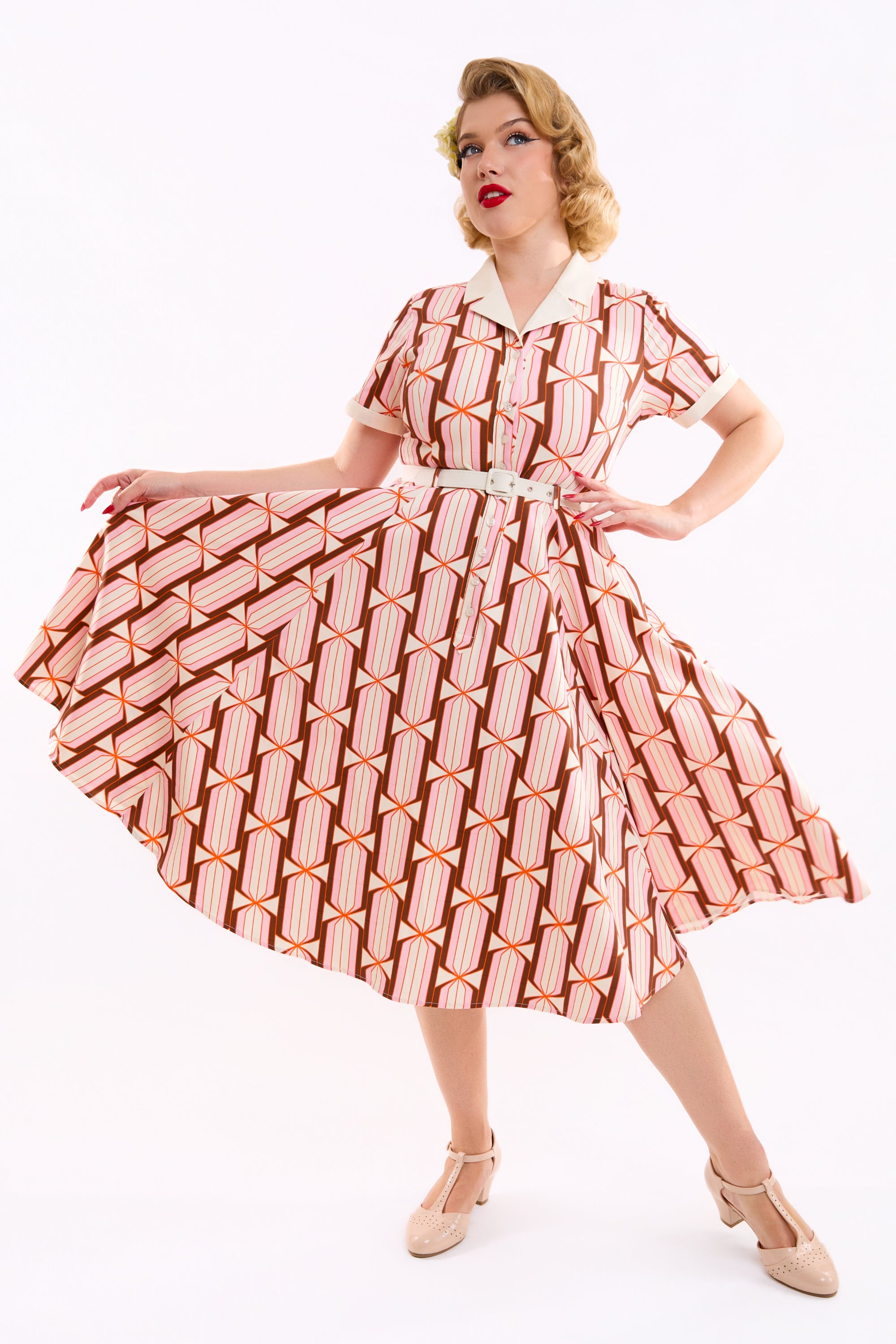 Caterina Atomic Affair Swing Dress