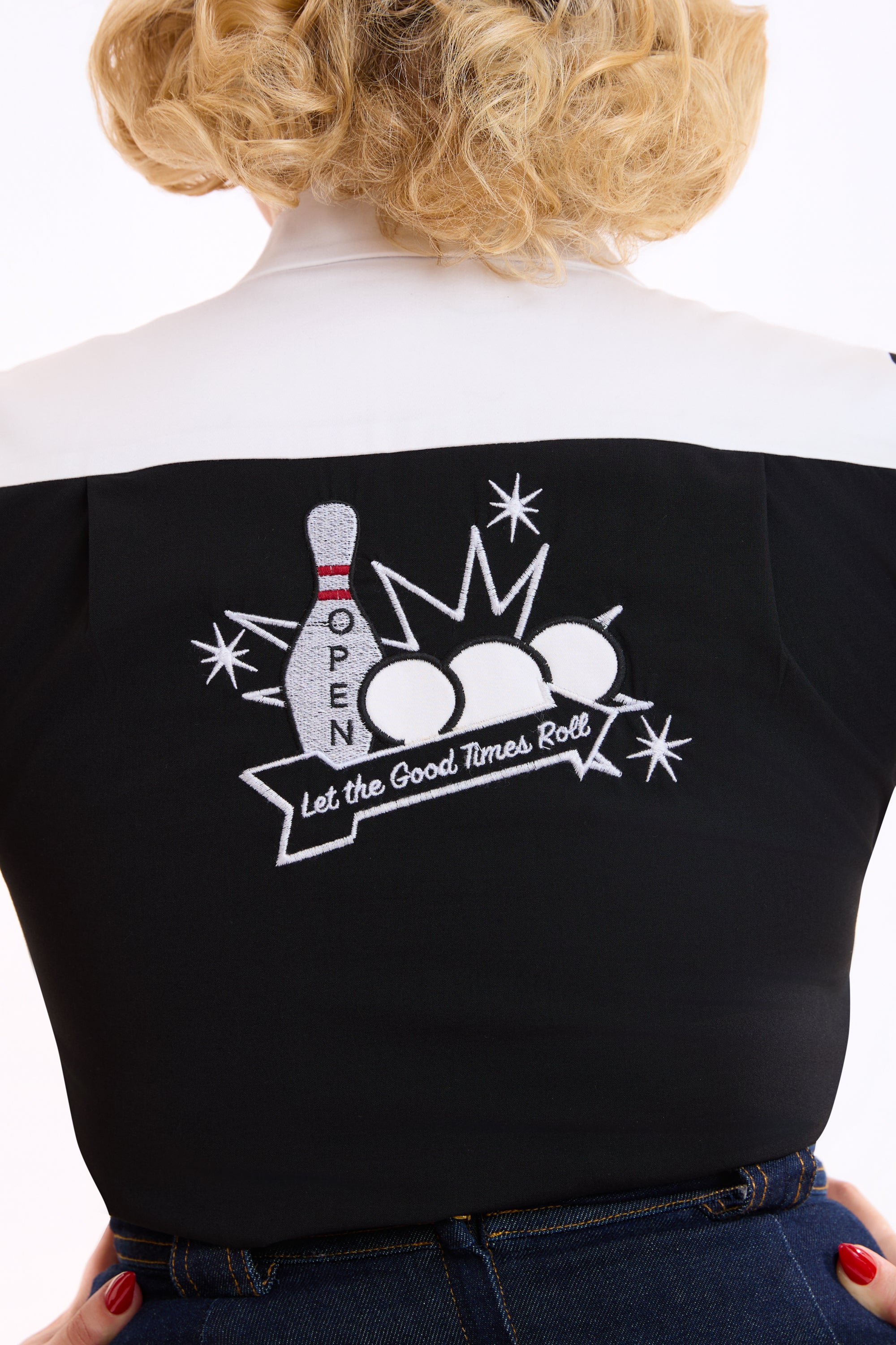 Rita Strike! Black Bowling Shirt