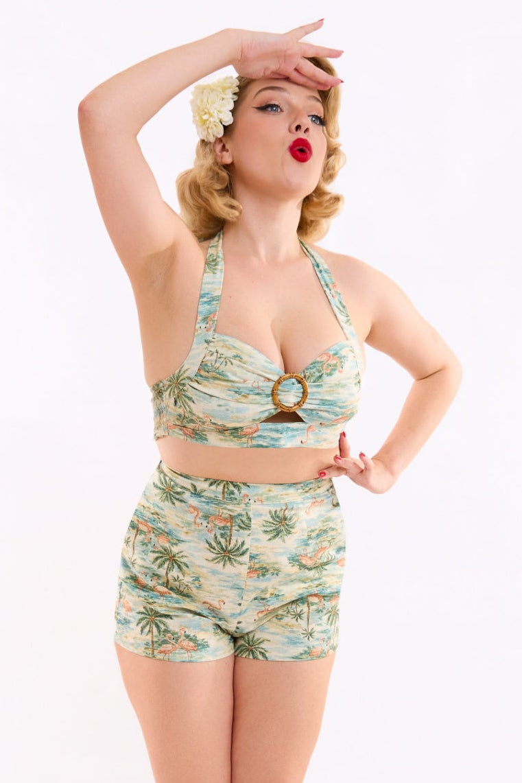 Aloha Flamingo Babsy Bralette