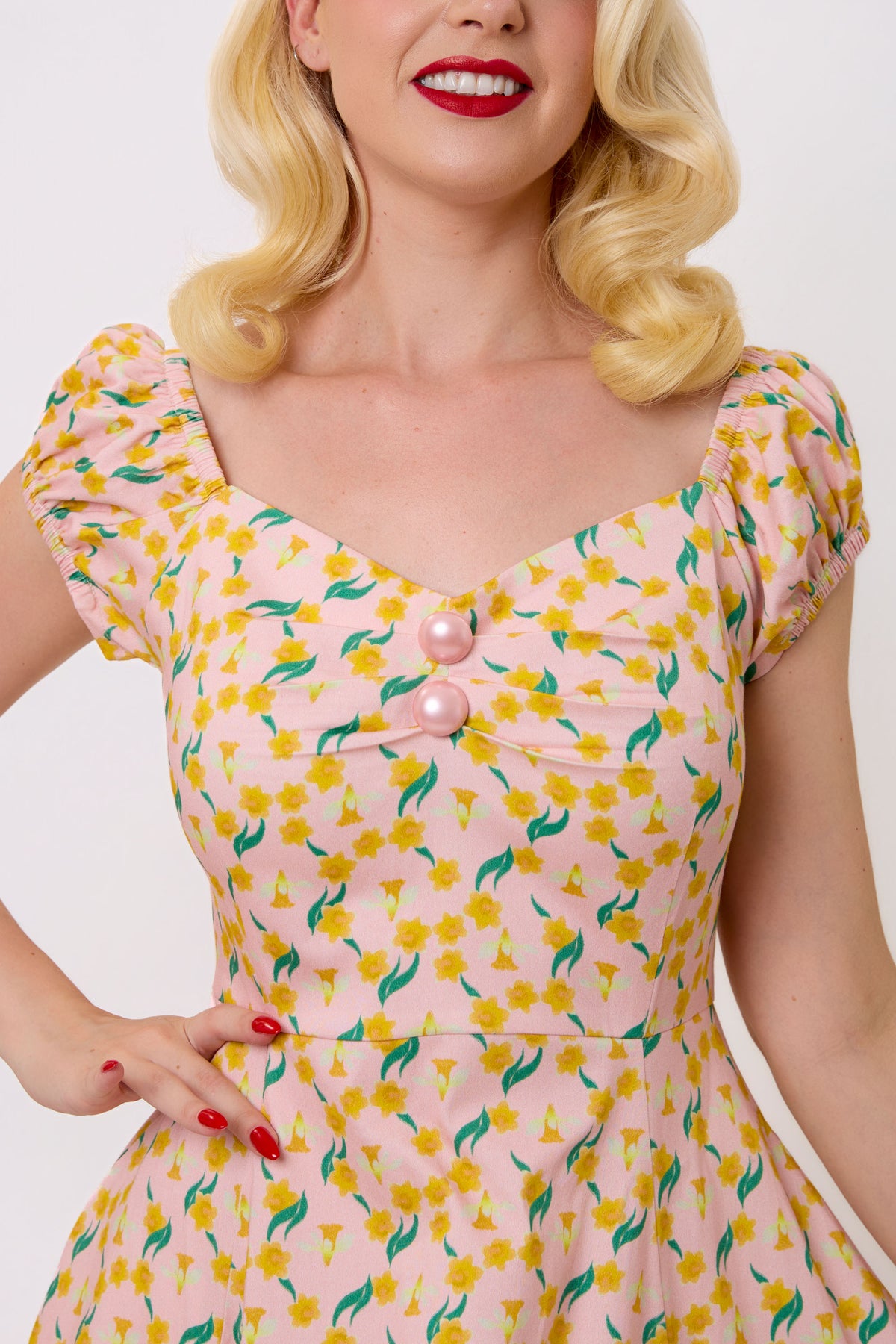 Dolores Daffodil Darling Swing Dress