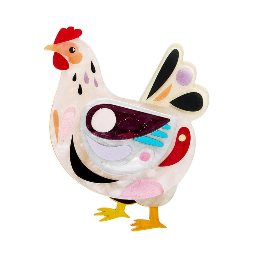 Erstwilder Clara the Chicken Brooch