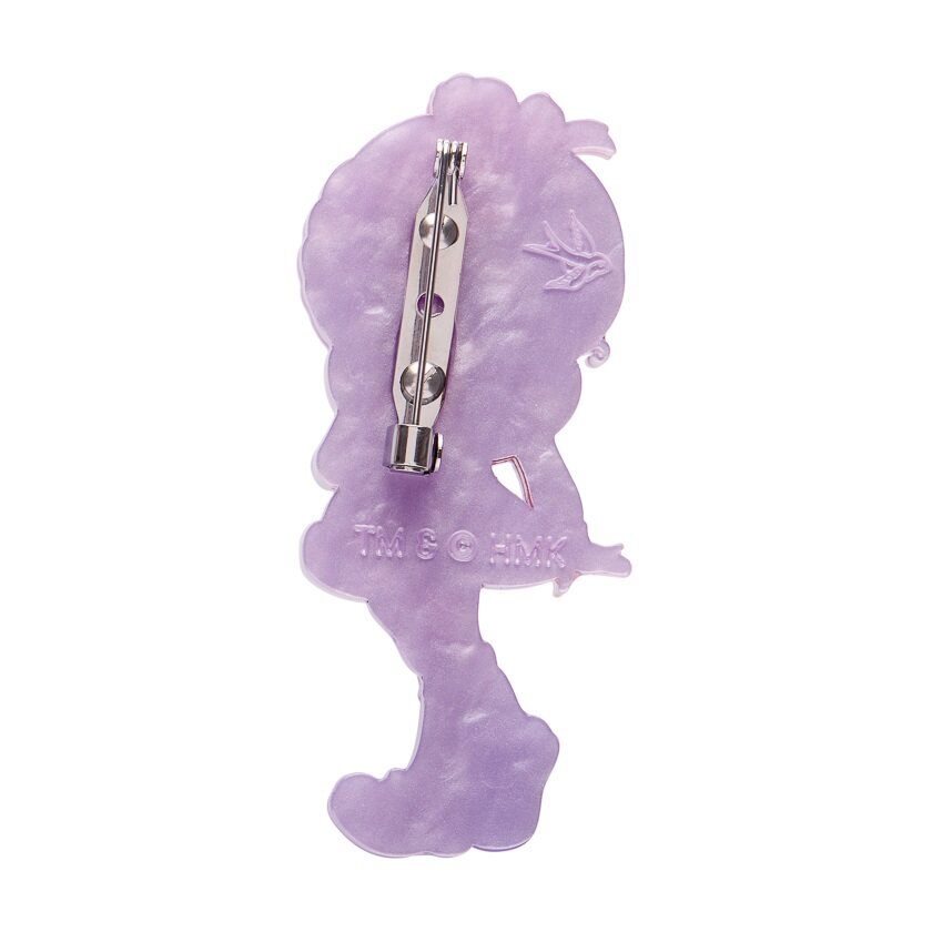 Shy Violet Brooch