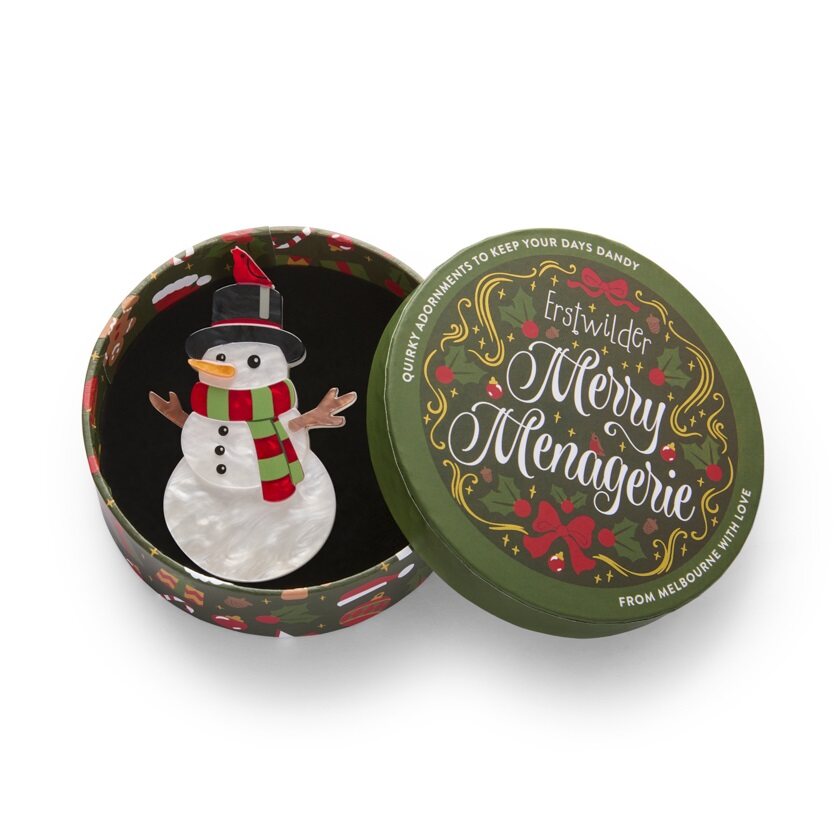 Frosty Fellow Brooch