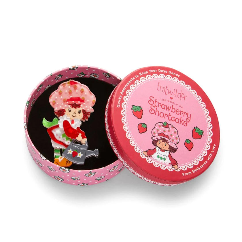 Erstwilder Strawberry Gardening Brooch