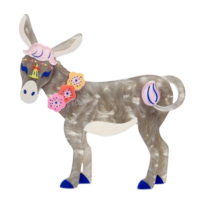 Erstwilder Devoted Donkey Brooch