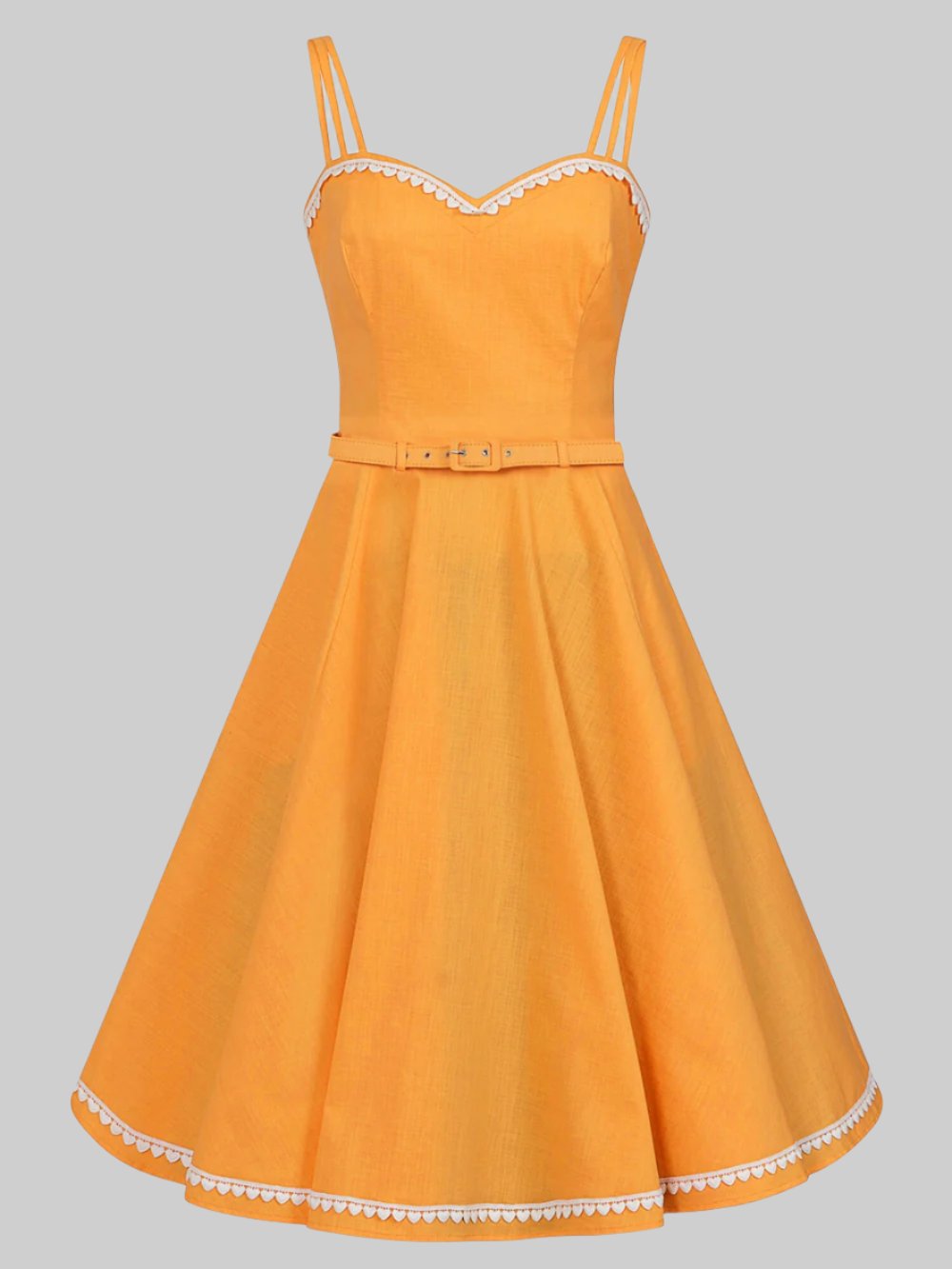 Nova Heart Trim Swing Dress