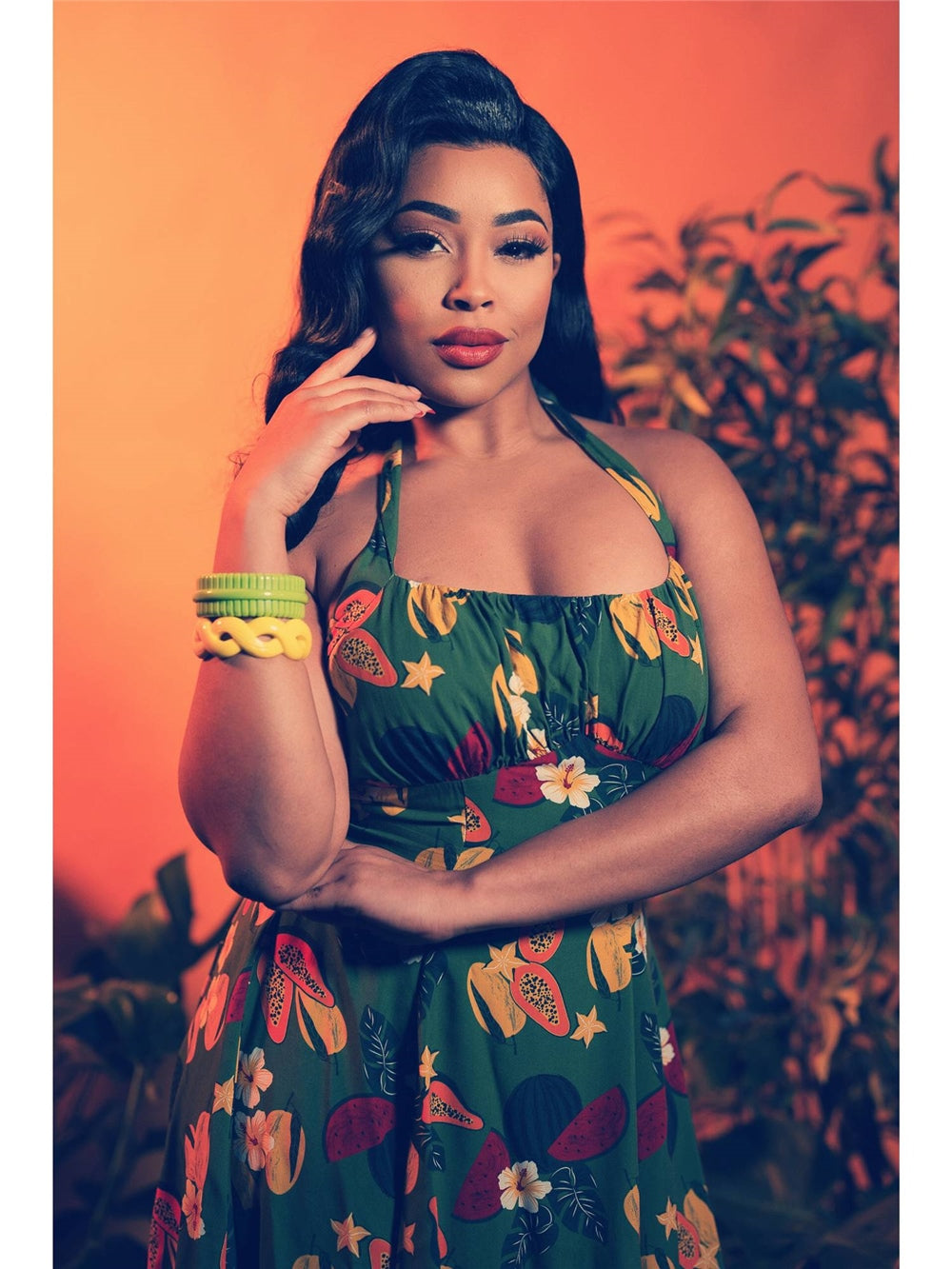 Milly Fruit Jungle Mini Dress