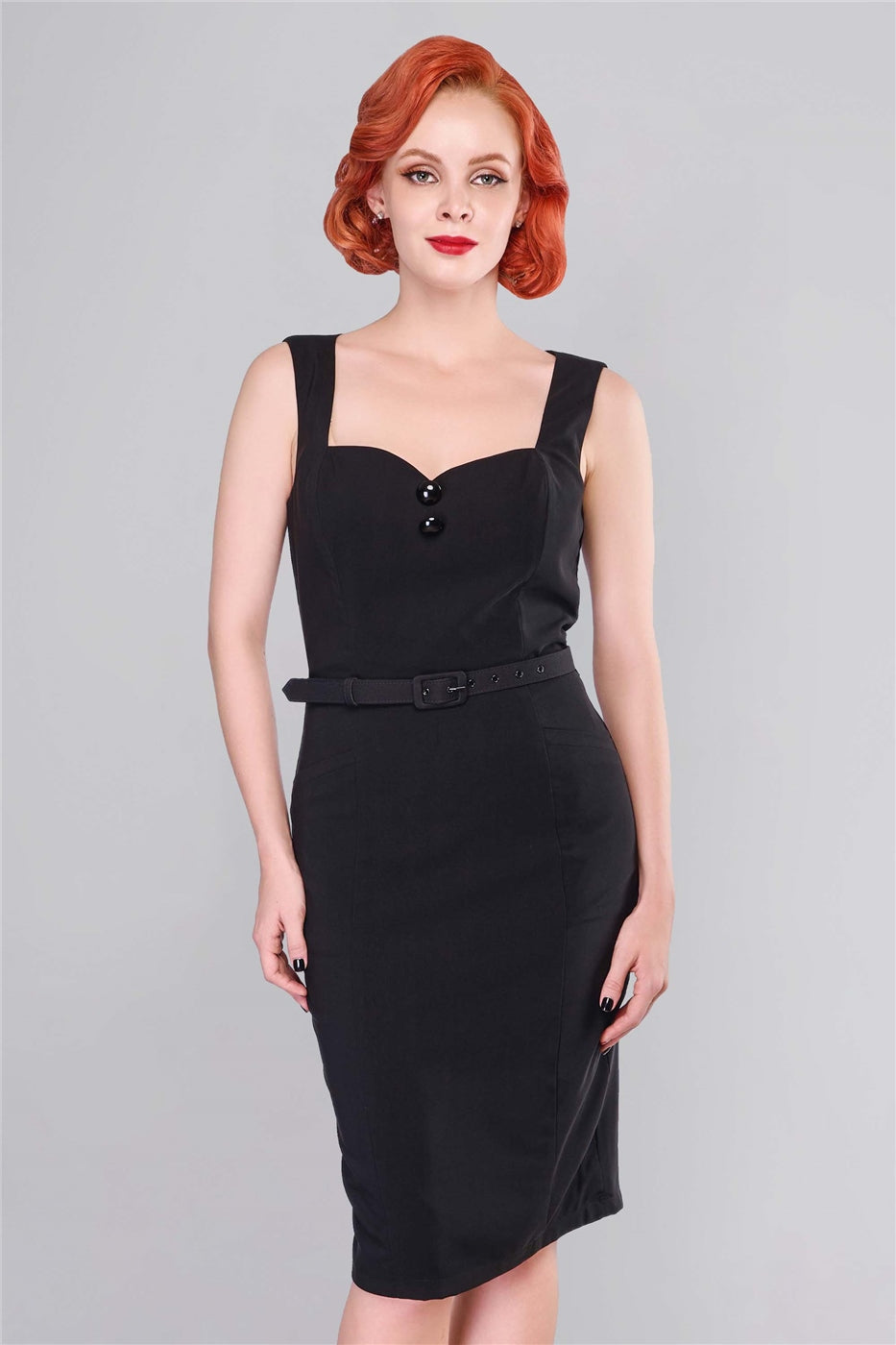 Patty Polka Pencil Dress
