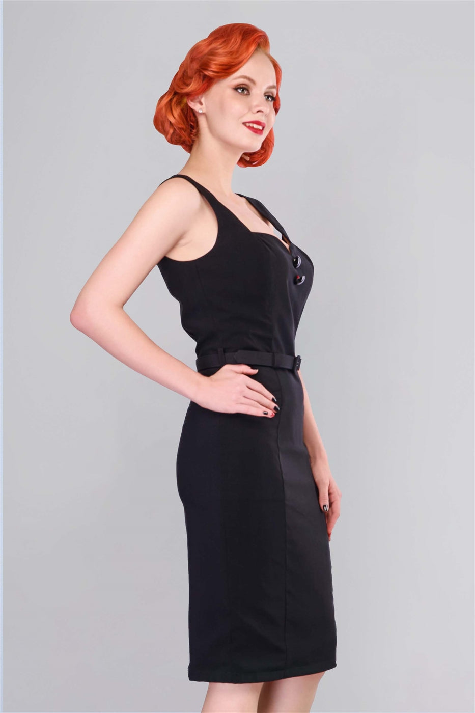 Patty Polka Pencil Dress