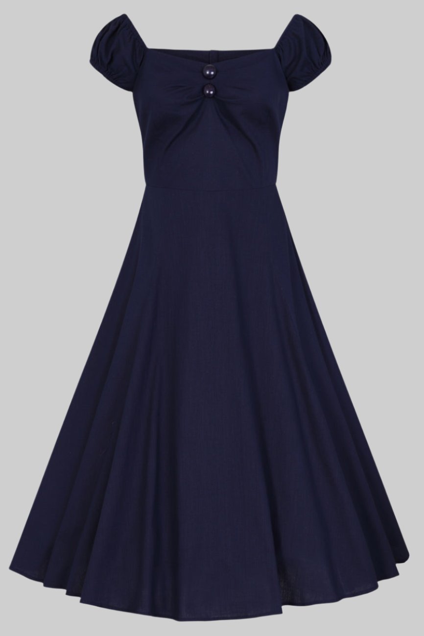 Dolores Navy Doll Dress