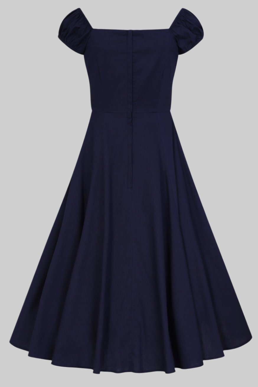 Dolores Navy Doll Dress