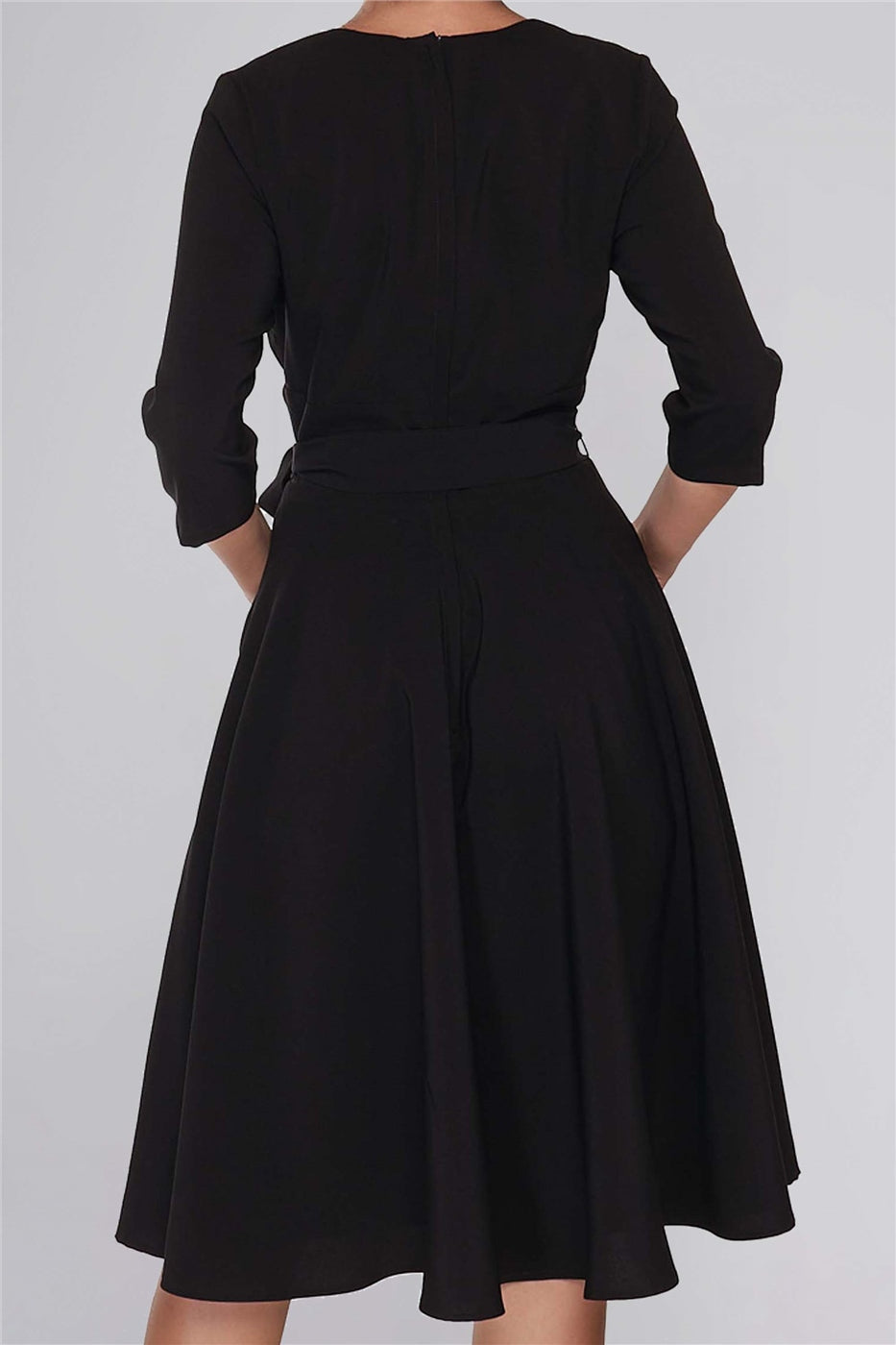Rita Long Sleeve Flared Dress