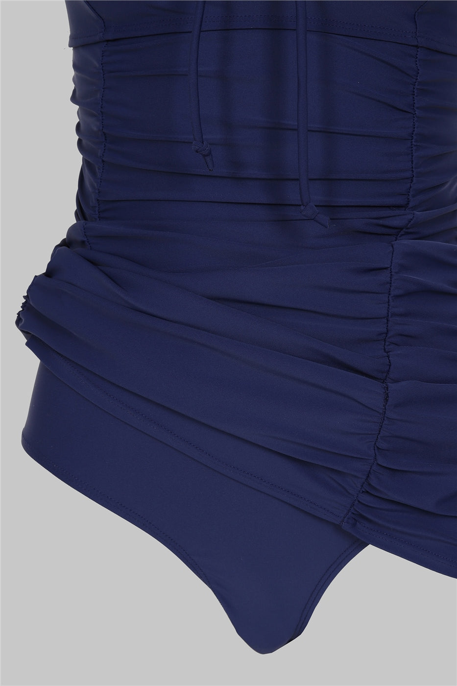 Sailor Folded Collar Swimsuit