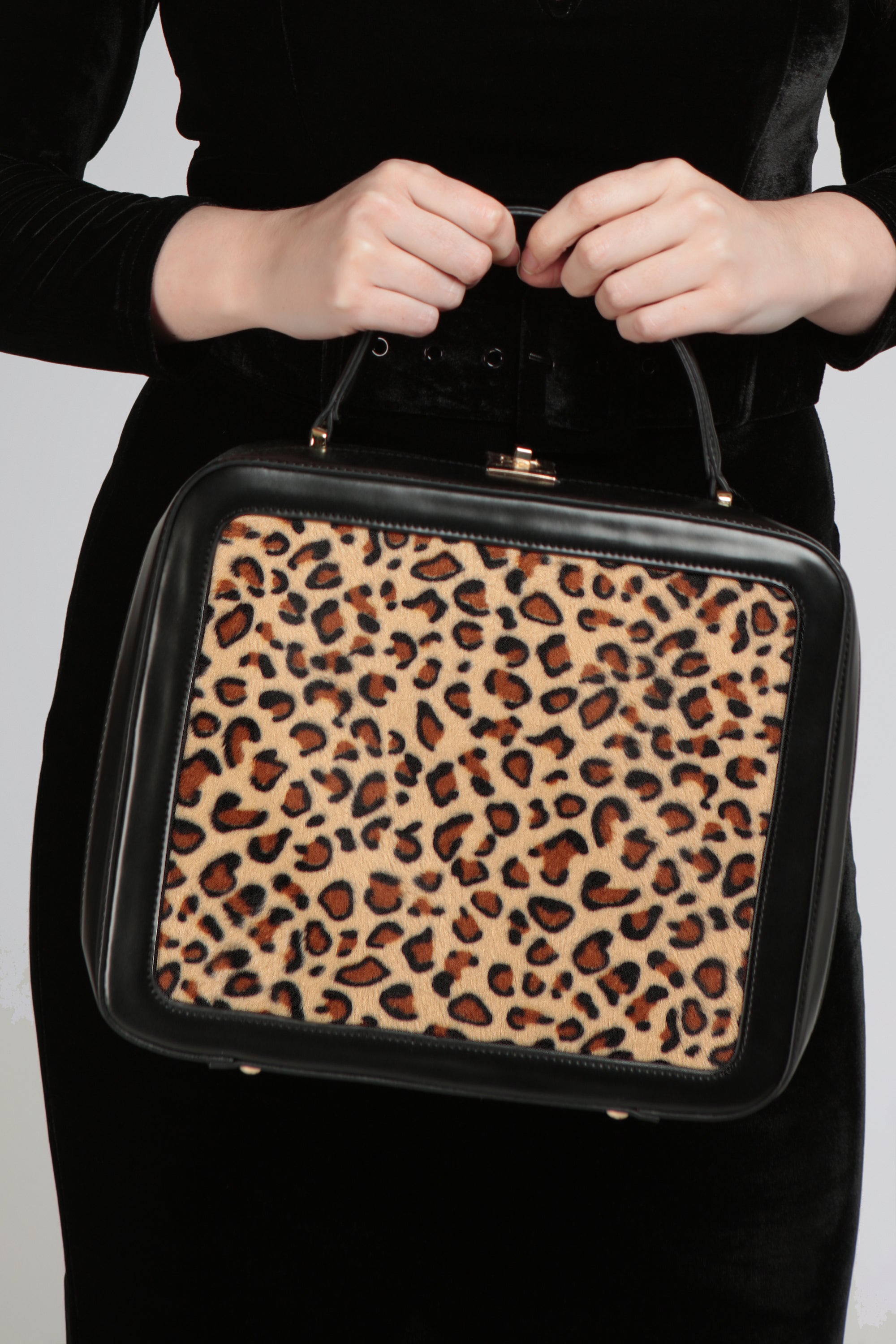 Tasha Leopard Print Bag