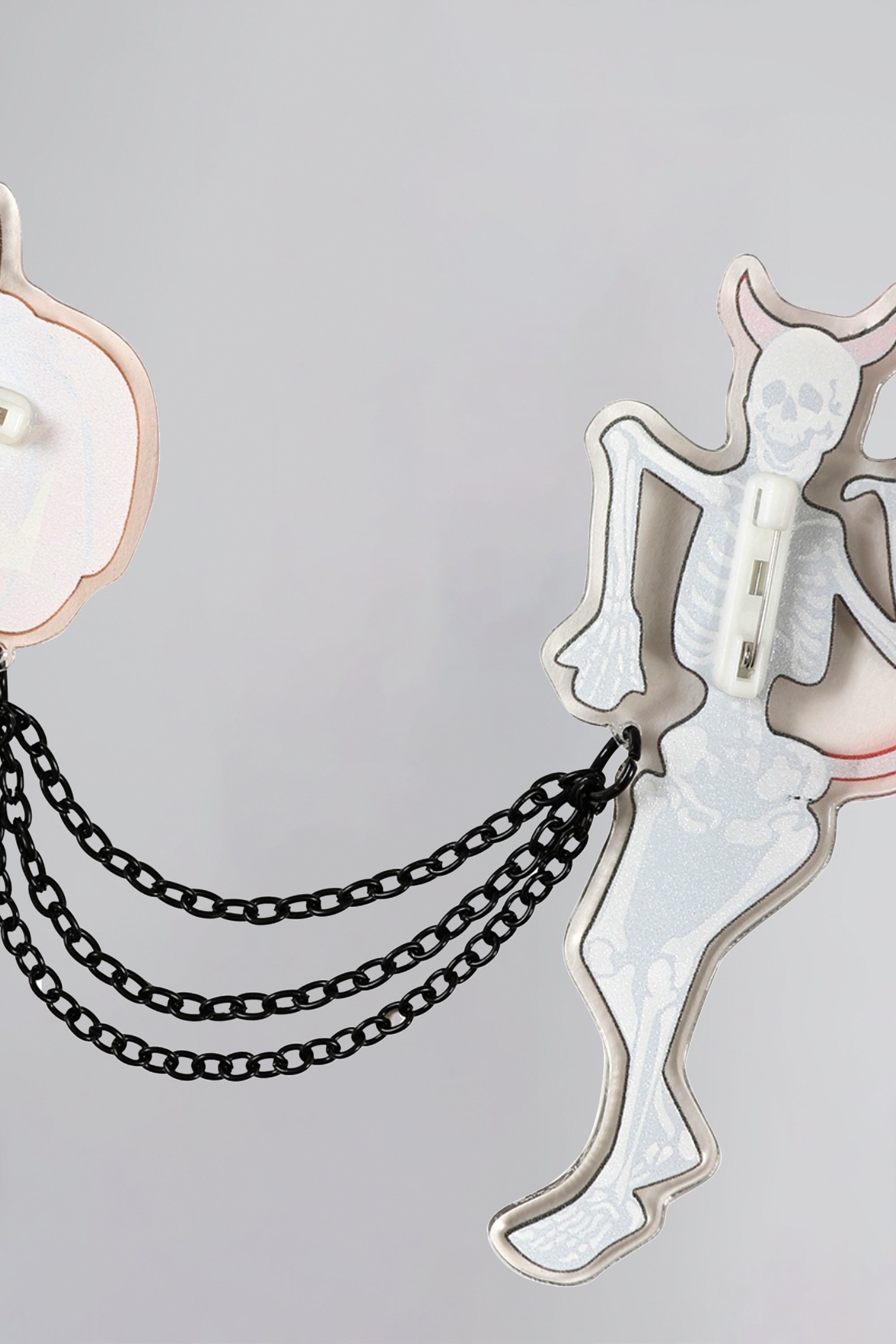 Skeleton Boo-Gie Brooch