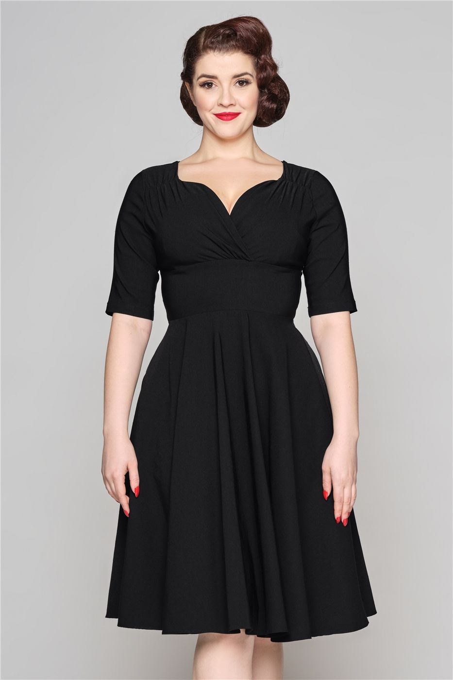 Trixie Black Swing Dress