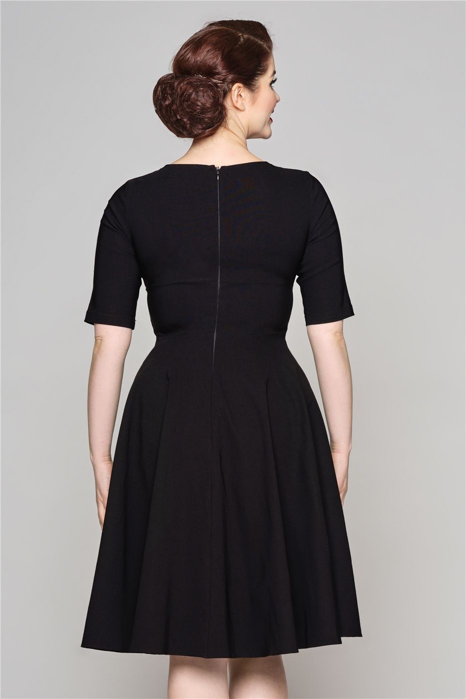 Trixie Black Swing Dress