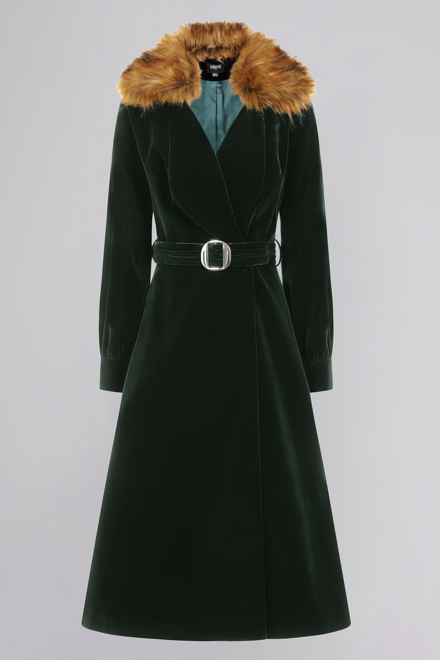 Patsy Belted Velvet Coat