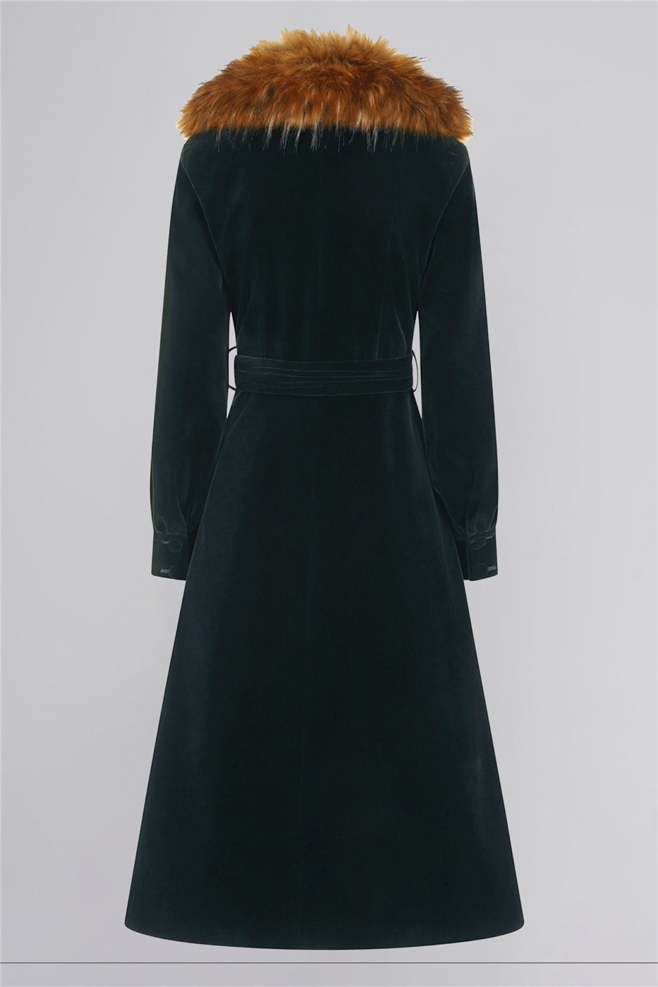 Patsy Belted Velvet Coat