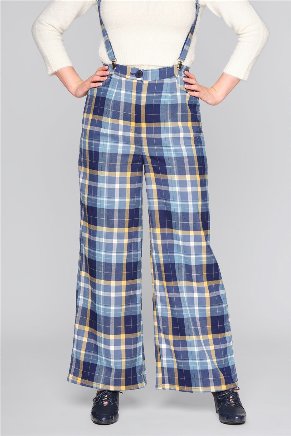 Glinda Moonlight Check Trousers