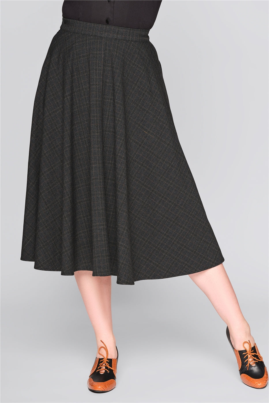 Professor Heritage Check Skirt