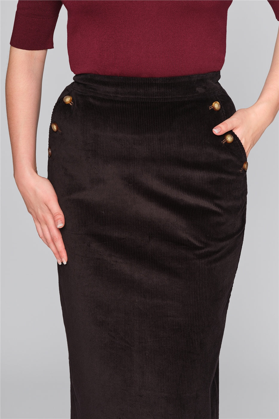 Jilka Corduroy Skirt