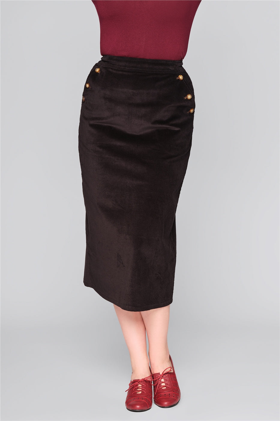 Jilka Corduroy Skirt