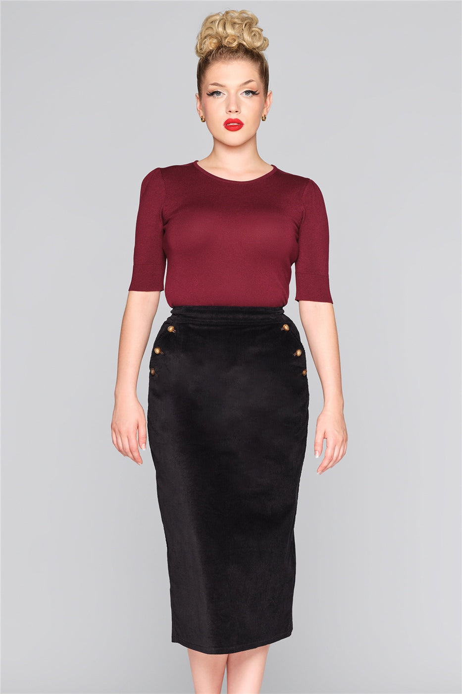 Jilka Corduroy Skirt