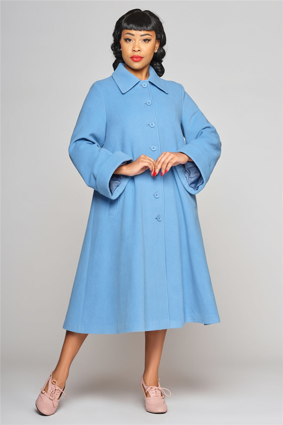 Sansa 50s Swing Coat Collectif Vintage