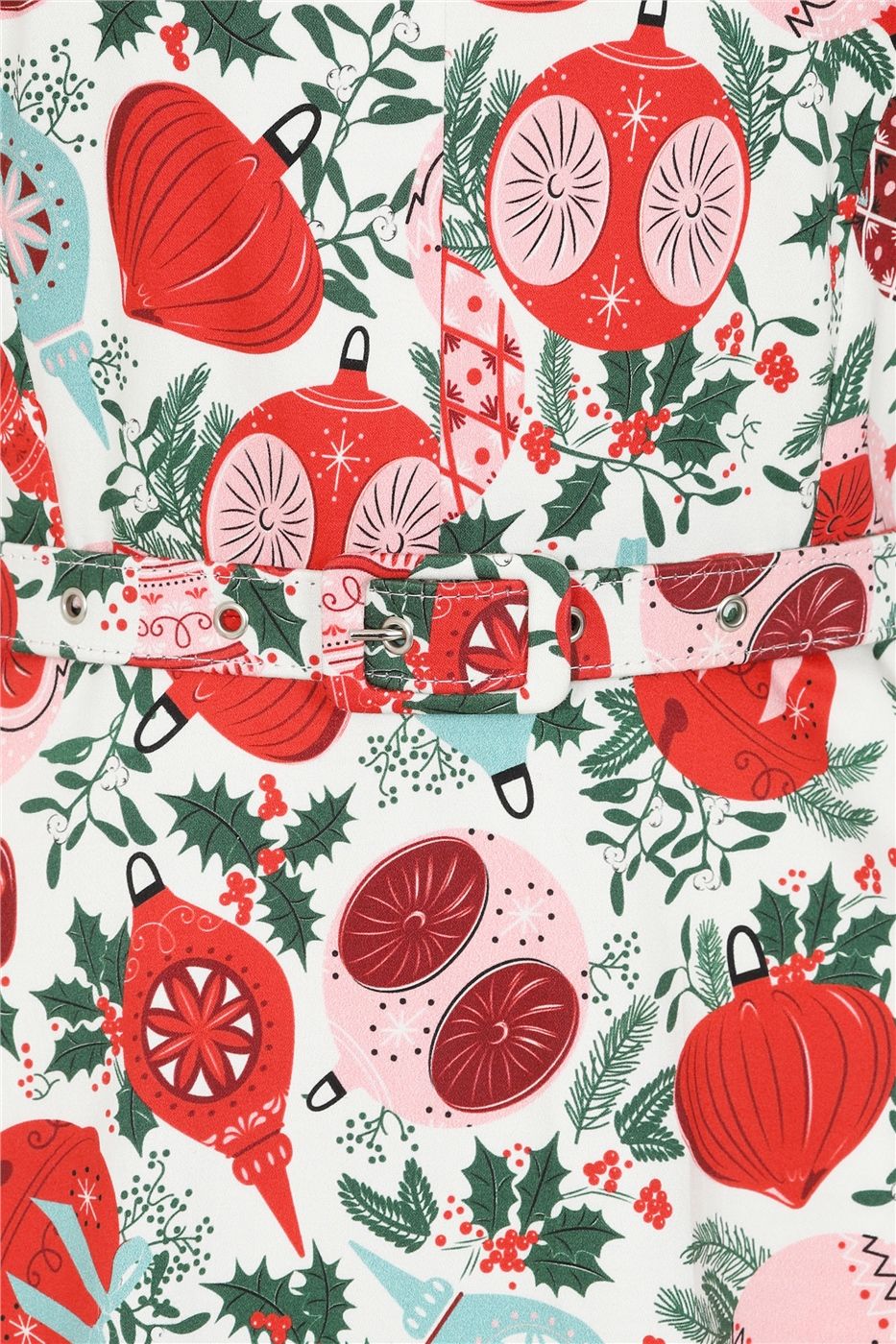 Valeria Deck The Halls Flared Dress