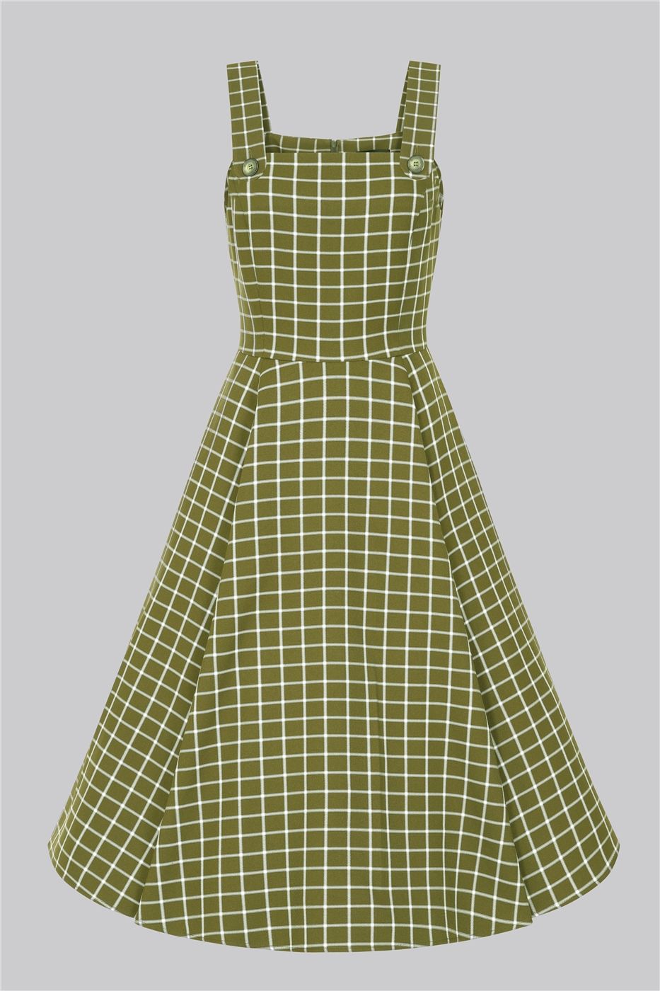 Eloise Acres Check Swing Dress