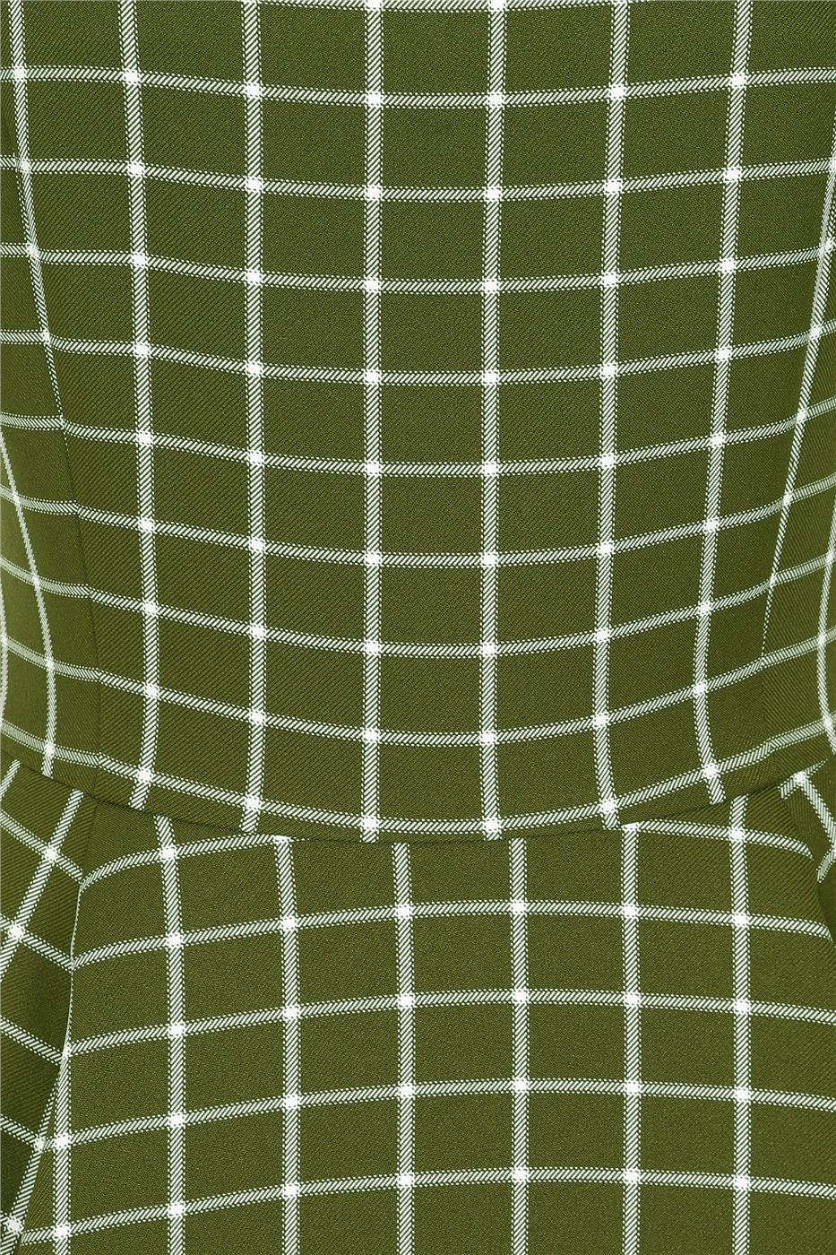 Eloise Acres Check Swing Dress