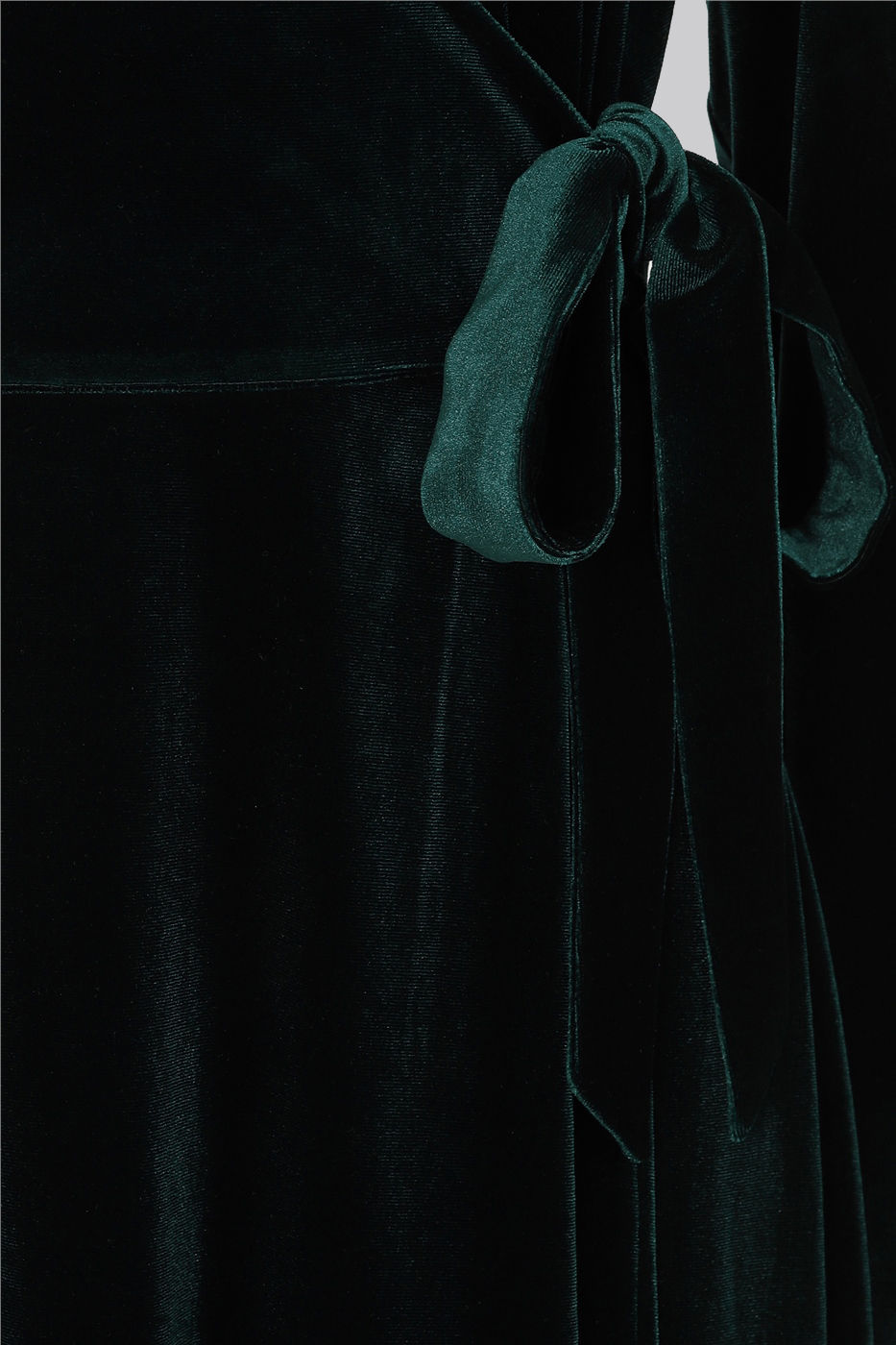 Kendra Velvet Wrap Dress