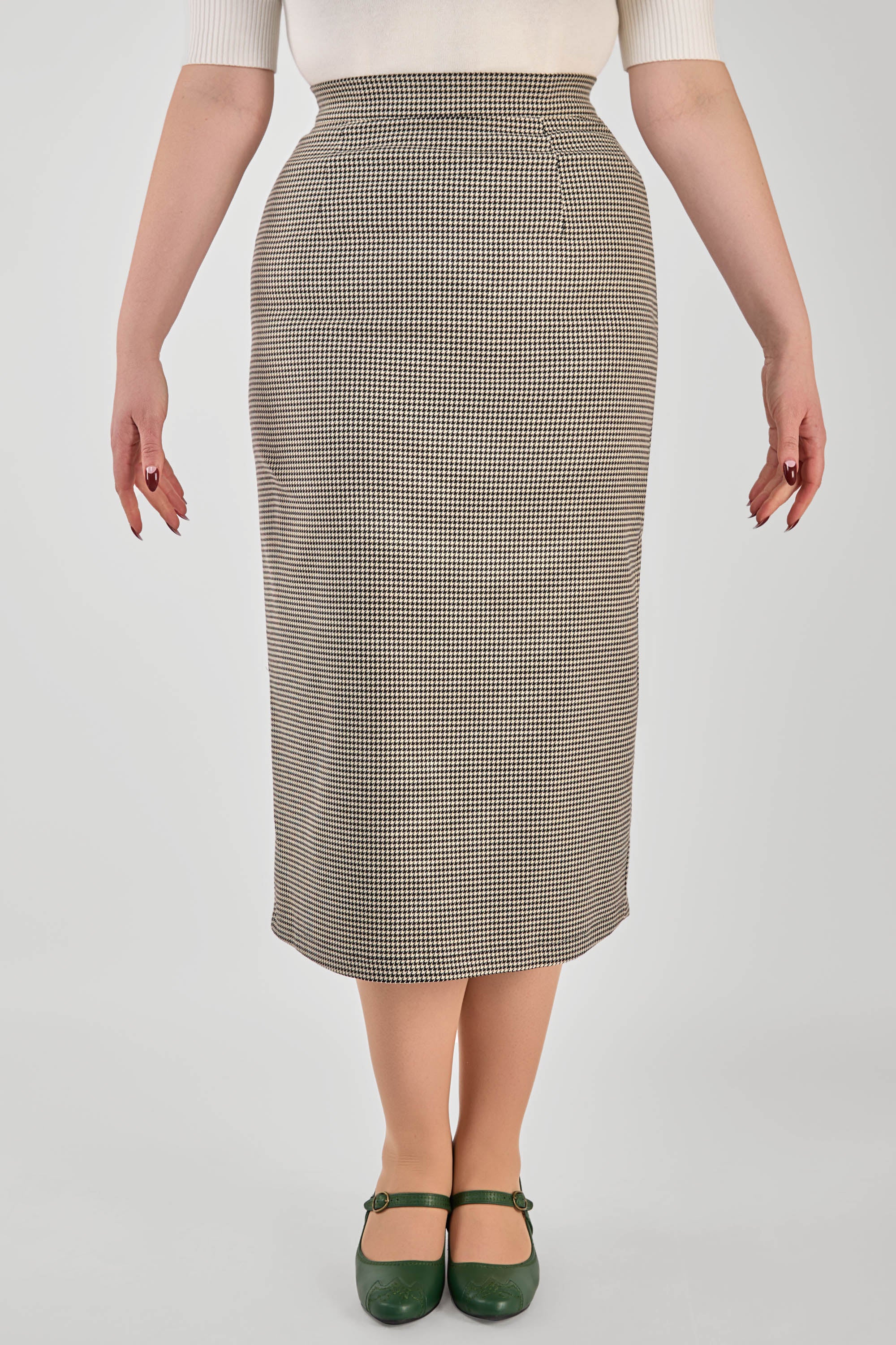 Posey Puppytooth Skirt