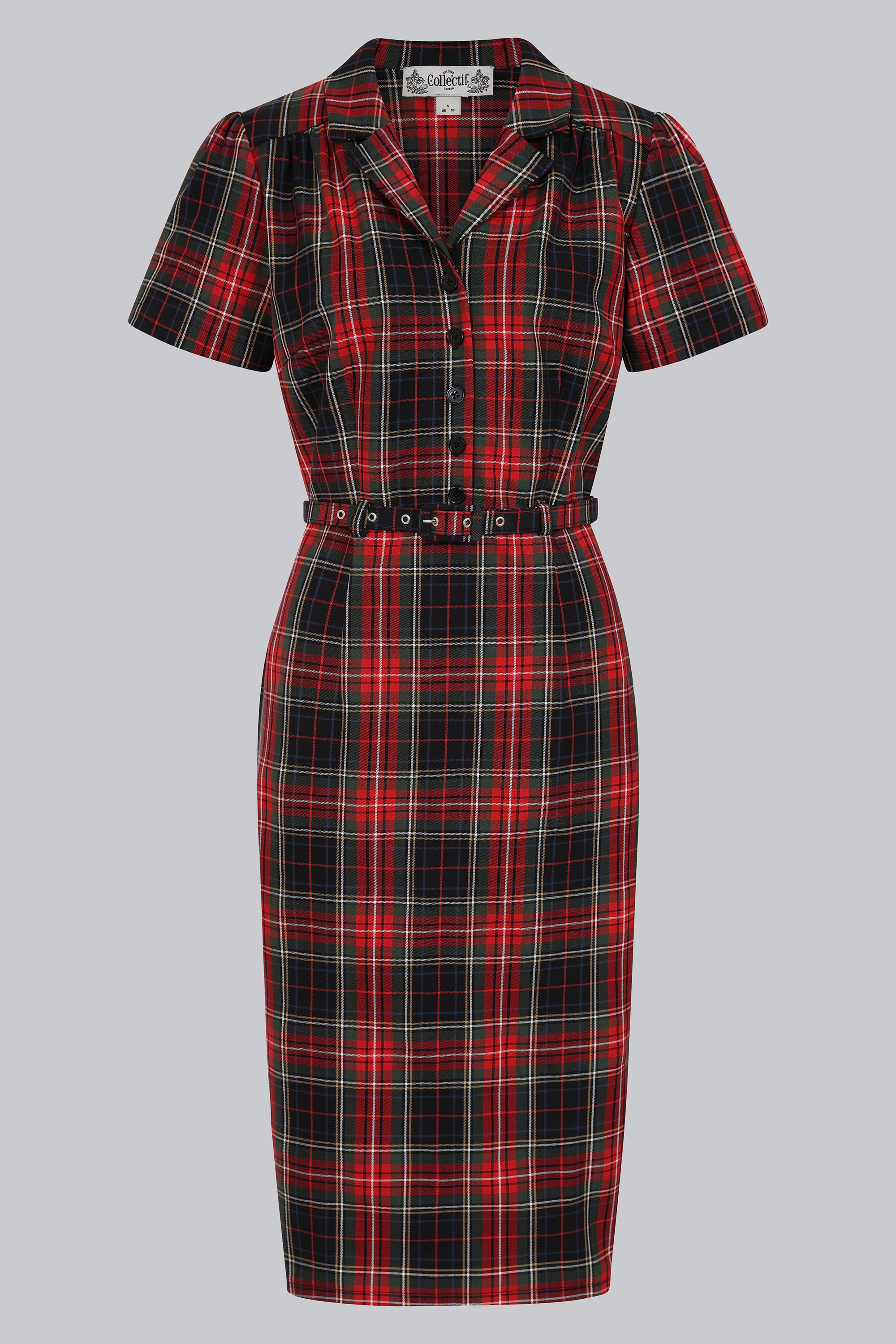 Alexandrea Classic Check Pencil Dress