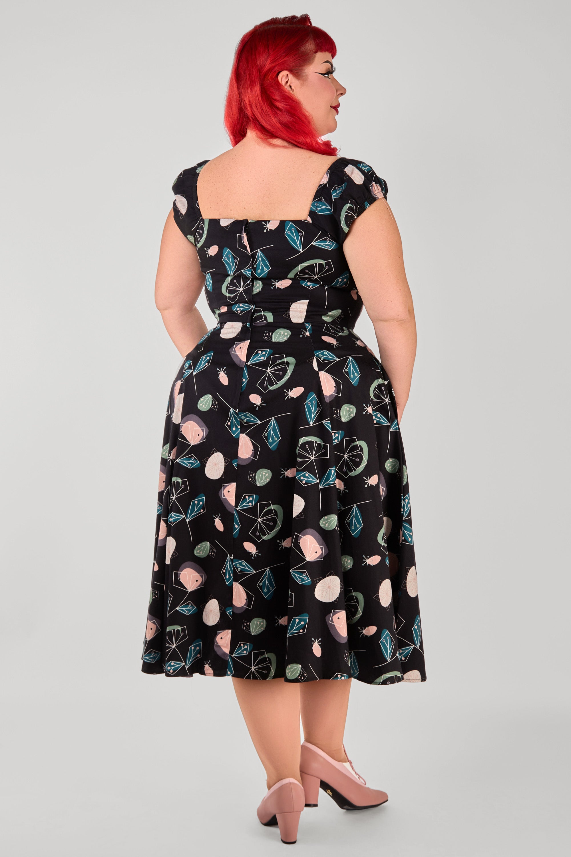 Dolores Atomic Floral Doll Dress