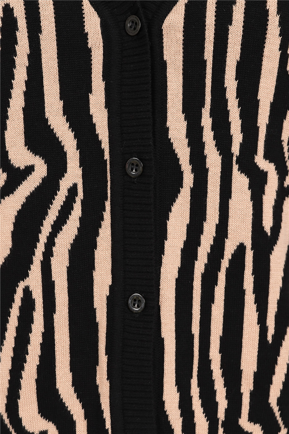 Mandy Retro Zebra Cardigan