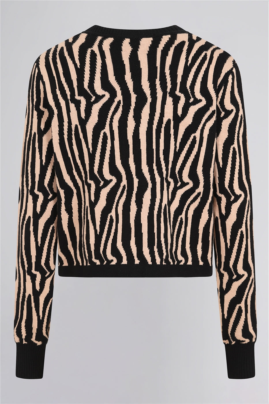 Mandy Retro Zebra Cardigan