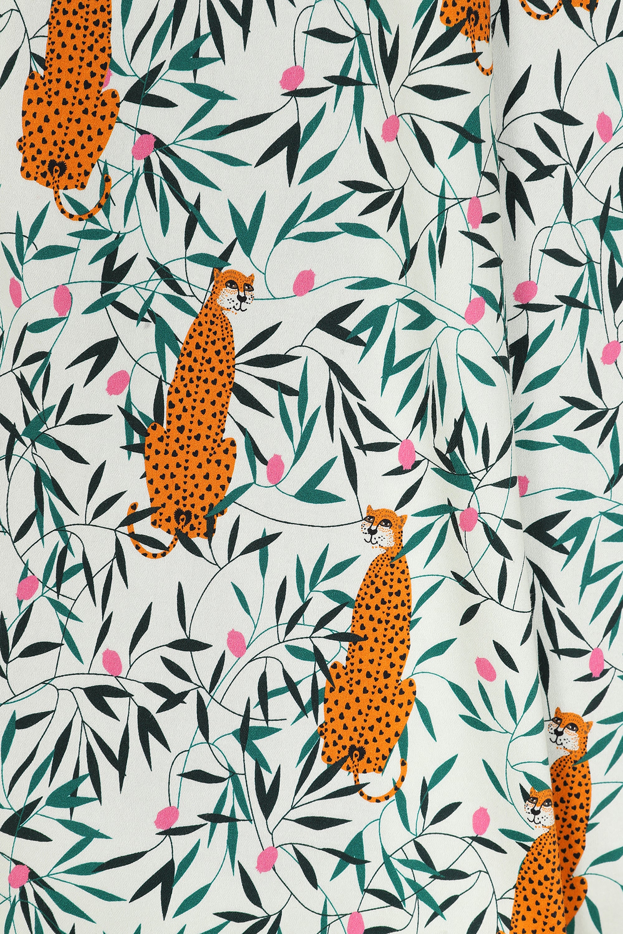 Astrid Tropical Leopard Skirt