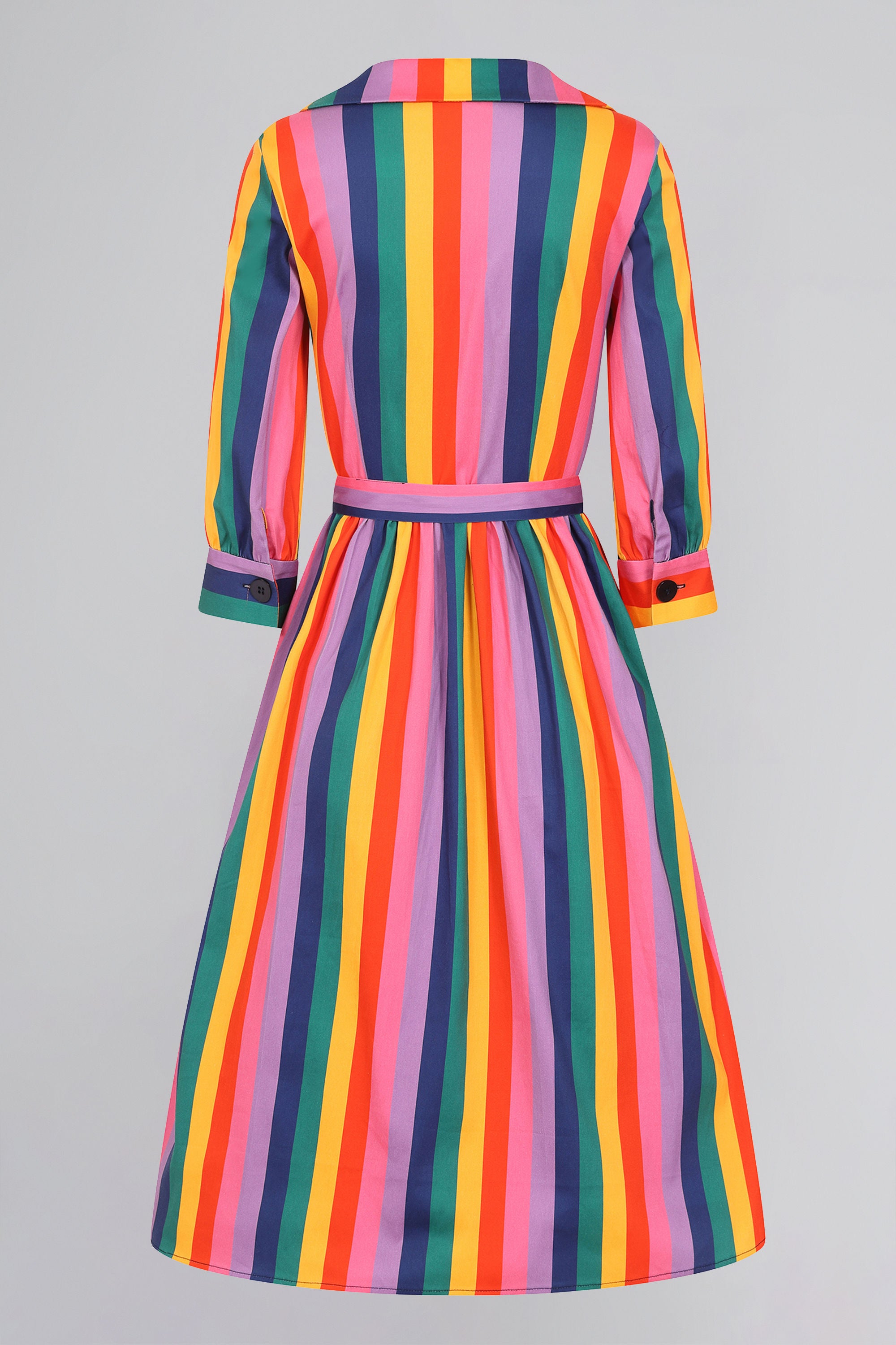 Lauren Rainbow Wishes Stripe Dress