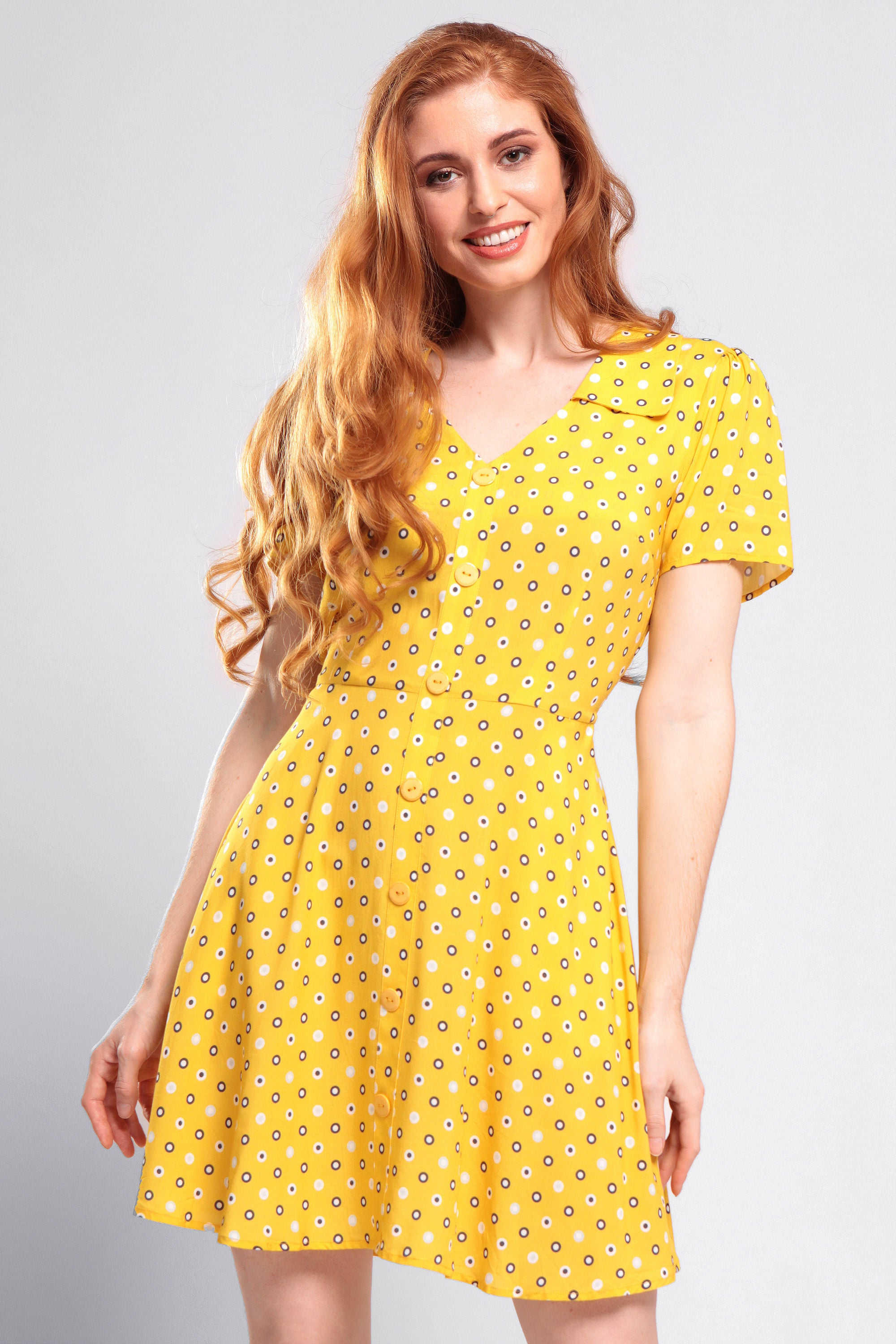 Jemma Polka Meadow Dress
