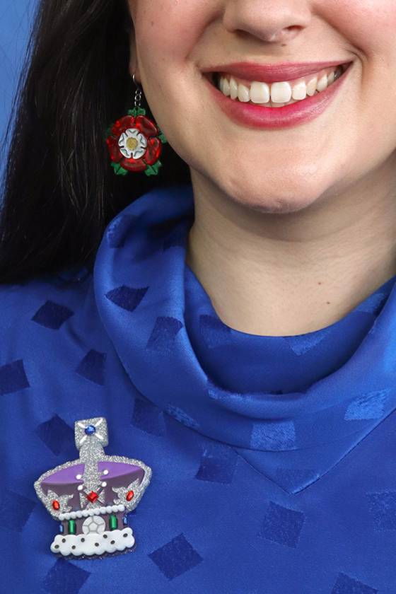 Erstwilder Crown Jewels Brooch
