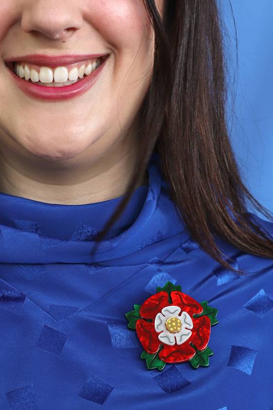 Erstwilder Tudor Rose Brooch